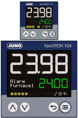 Universal PID controller - JUMO favoTRON - JUMO GmbH & Co. KG - 1 analog input / panel-mount / compact