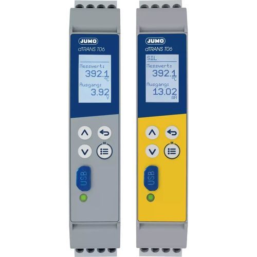 SIL2 universal transmitter - JUMO dTRANS T06 - JUMO GmbH & Co. KG - DIN rail