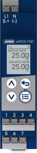 Electronic temperature controller - JUMO eTRON T100 - JUMO GmbH & Co. KG - with LCD display / single-channel / PID