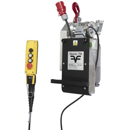 Electric winch - MOTRIX series - Fixator - wire rope / for equipment lifting / traction