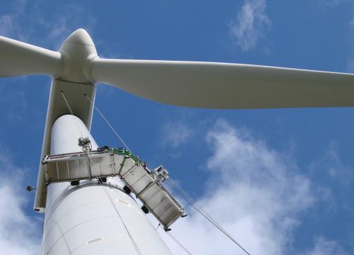 Suspended Scaffolding - Fixator - Climbing   For Wind Turbine