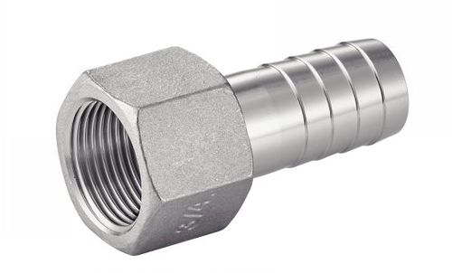 Pipe hydraulic adapter - 5265 - BENE INOX - female hose / stainless steel / hexagonal