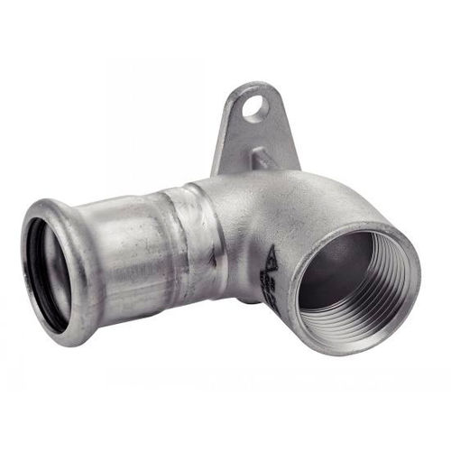 Hydraulic fitting - 41158 - BENE INOX - tapped / crimp / 90° angle