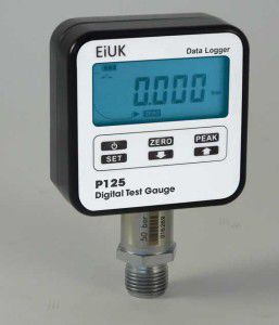 Digital pressure gauge - P125 - Eurotron Instruments UK ltd - threaded / electronic / test