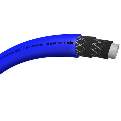 Washer hose - SUPER THERMOCLEAN&reg; 40 - TRICOFLEX - for water / with polyester reinforcement / polypropylene