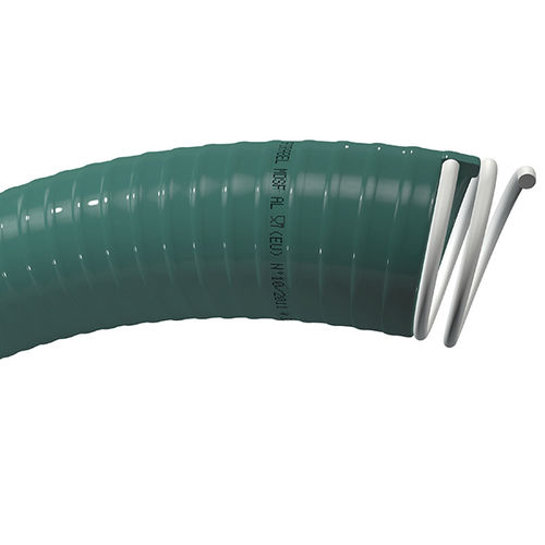 Foodstuff hose - SPIRABEL MDSF AL - TRICOFLEX - for wine / for refrigerant fluids / PVC