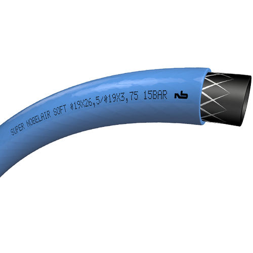 Compressed air hose - SUPER NOBELAIR&reg; SOFT - TRICOFLEX - with polyester reinforcement / PVC / for automotive applications