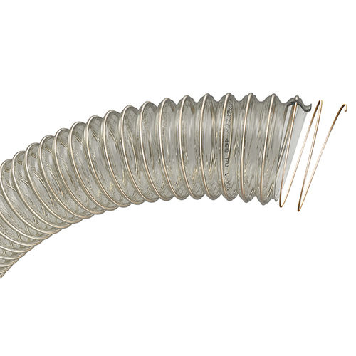 Flexible air duct - WINDFLEX 400 PU - TRICOFLEX - polyurethane / for ventilation / fume extraction