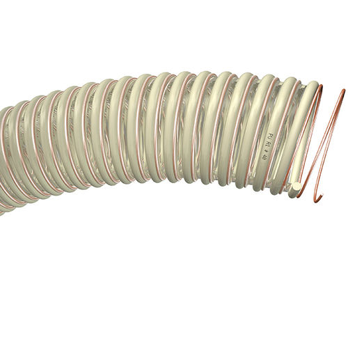Flexible air duct - SPIRABEL PU A1 - TRICOFLEX - polyurethane / for ventilation / fume extraction