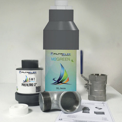 Gravity filter KIT FILTRELEC GREEN GMT for rainwater / for