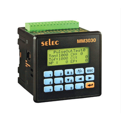 Panel-mount PLC - MM3030 - SELEC Controls Pvt. Ltd. - DIN rail / with integrated I/O / digital outputs