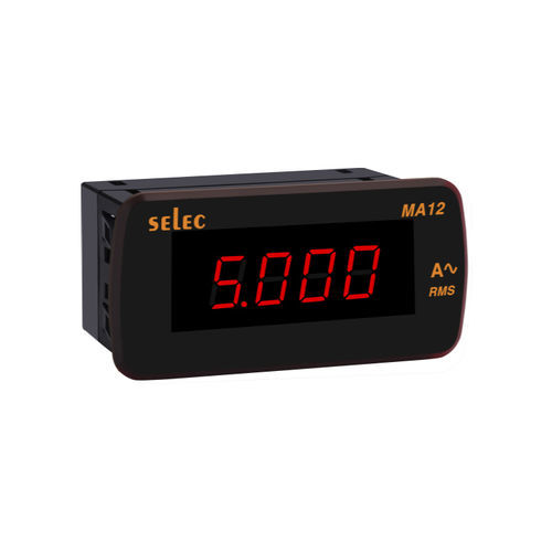 Digital ammeter - MA12 series - SELEC Controls Pvt. Ltd. - AC / single-phase / panel-mount