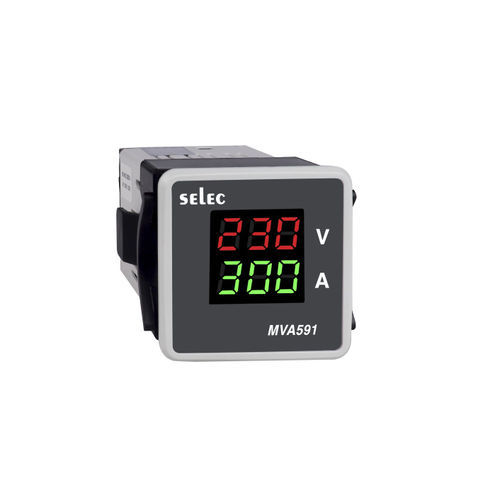 Panel-mount panel meter - MVA591 - SELEC Controls Pvt. Ltd. - voltage ...