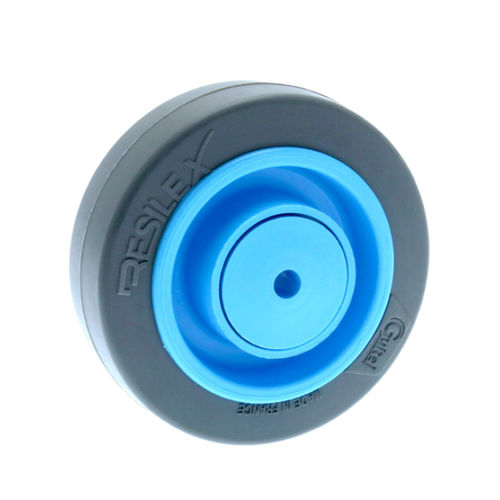 Wheel with solid tire - RÉSILEX® series - GUITEL HERVIEU - polyamide / ball bearing / rubber