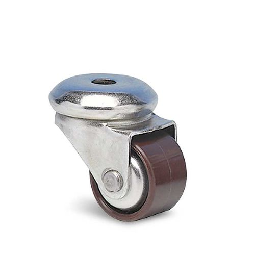 Swivel caster - MINI-FORTE - GUITEL HERVIEU - rod / monobloc / central hole fixing