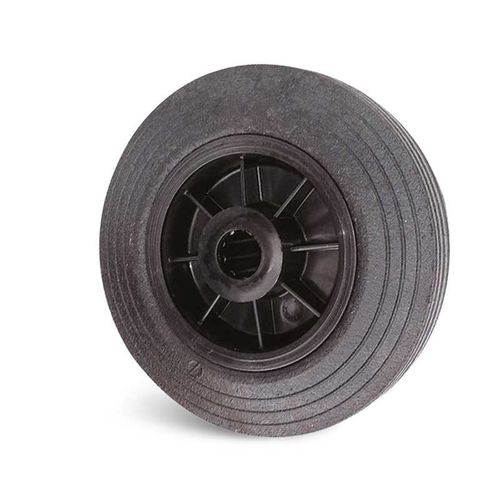 Wheel with solid tire - Manutal series - GUITEL HERVIEU - polypropylene / rubber / Shore A