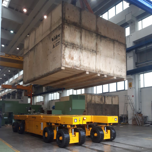 Diesel engine self-propelled trailer - IL140MES  - INDUSTRIAL LIFT - 4-axle / for heavy loads / flatbed
