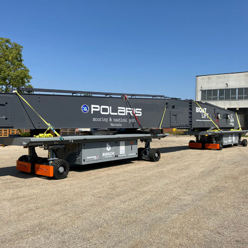 Battery-powered self-propelled trailer - IL20ME-90°DSC - INDUSTRIAL LIFT - 2-axle / for heavy loads / lifting