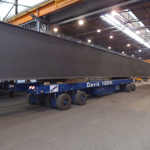 Diesel engine self-propelled trailer - IL130MES - INDUSTRIAL LIFT - 4-axle / lifting / flatbed