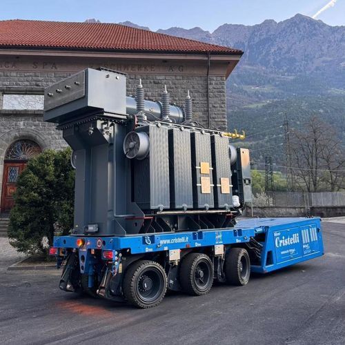 Electric self-propelled trailer - SPMT - INDUSTRIAL LIFT - diesel engine / 3-axle / for heavy loads