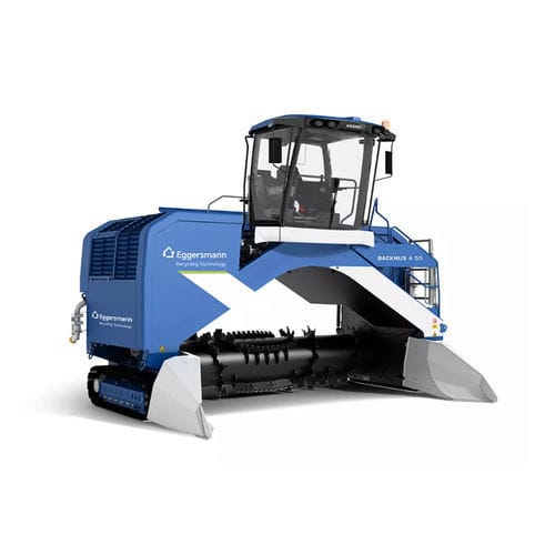 Windrow turner - BACKHUS A 50 - Eggersmann Recycling Technology