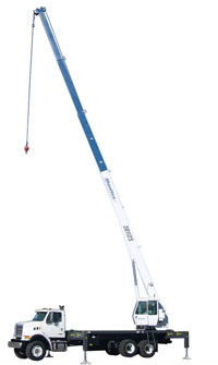 Truck-mounted crane - 30112 S - Manitex - telescopic / loading / 3-axle