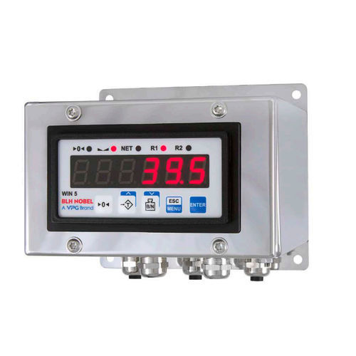 LED display weight indicator - WIN 5 - Nobel Weighing Systems - wall ...