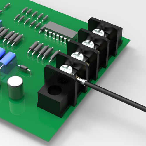 Printed circuit board terminal block - LW1MC-10.00 series - Elinker Electric - screw connection