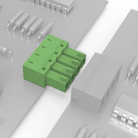 PCB terminal block - LC12R-3.5 - Elinker Electric - push-in / plastic