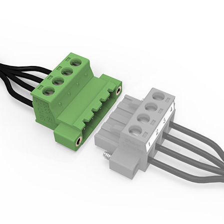 Female connector - LC10MG-5.08 - Elinker Electric - multipole / plastic / brass