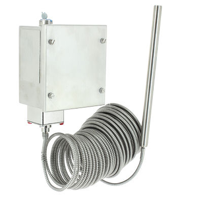 Gas expansion temperature switch - FX  - GEORGIN S.A. - adjustable / SPDT / stainless steel