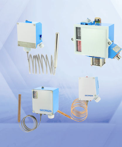 Gas expansion temperature switch - G series - GEORGIN S.A. - SPDT / insertion / stainless steel