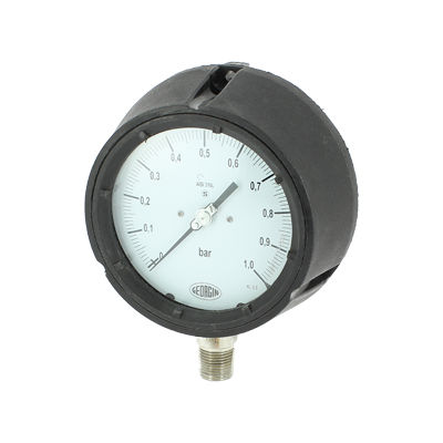 Relative pressure gauge - M5050  - GEORGIN S.A. - analog / threaded / stainless steel