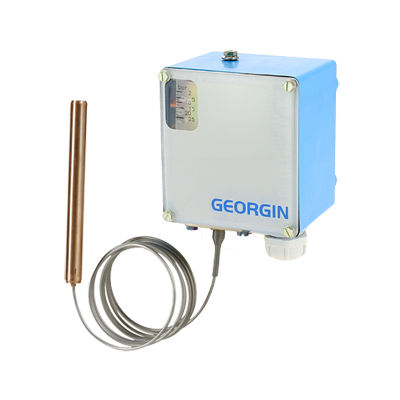 Gas expansion temperature switch - U series - GEORGIN S.A. - brass / SIL / IP65