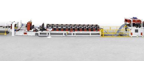 Profile roll forming line - DIMECO - CNC / punching / for bending