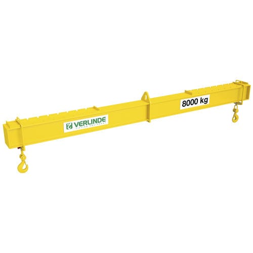Industrial lifting beam - P2R series - VERLINDE - 2 lifting points adjustable