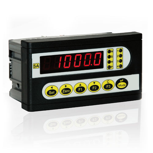 LED display weight indicator - SA 02 - NBC Elettronica Group Srl - panel-mount / IP65 / remote