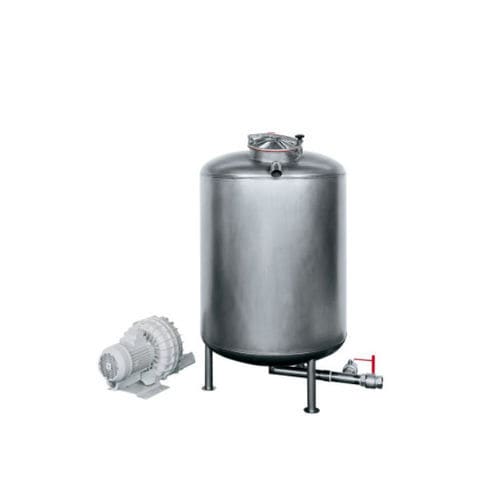 Whey vacuum unit with blower - Universal 4Q/8Q - Caseartecnica Bartoli - liquid / debris / for the food industry