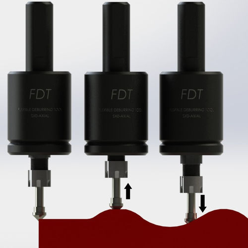CNC machine deburring tool FDT AXIAL (F) AKS TEKNIK DEBURRING
