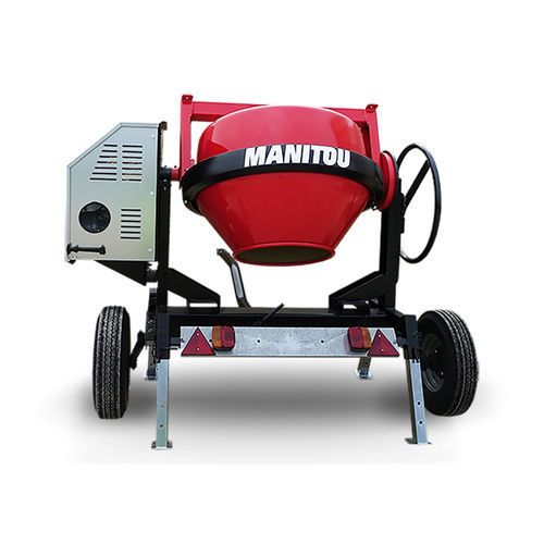 Gasoline engine concrete mixer - CMT 270 - MANITOU - mobile / automatic