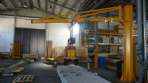 Pillar jib crane - GBH - ETS engineering Spa - rotary
