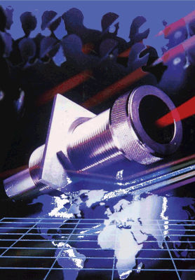 Reflex type photoelectric sensor - FMS30-34U - FAE Srl - cylindrical / high-performance / fiber optic