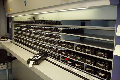 Vertical storage carousel - GIROPHARMA - ELECTROCLASS
