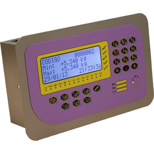Digital weight indicator - DW-CT/P4 - Data-Control PC - LCD display / panel-mount / multifunction