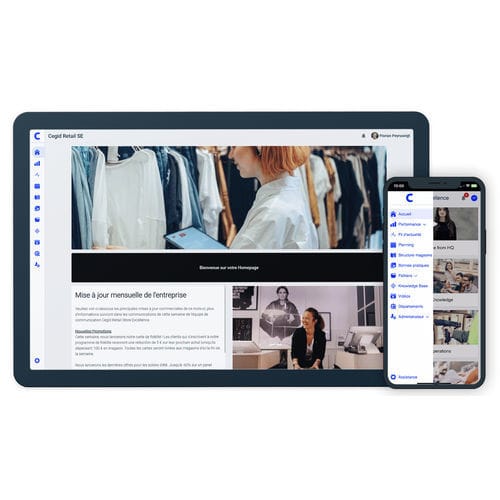 Management software - Cegid Retail Store Excellence - CEGID - reporting / control / training
