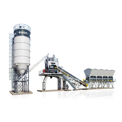 Stationary concrete batching plant - Elkomix-180  - ELKON - compact