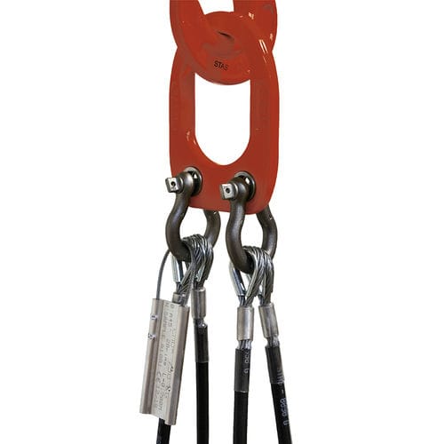 Wire rope sling - 8909 - LIFTEUROP - 4-point / galvanized