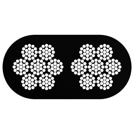 Rigid wire rope - 8929 - LIFTEUROP