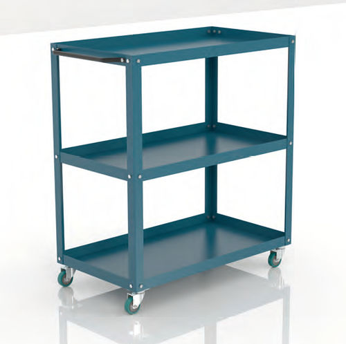 Service cart - 139 series - HECO - metal / 3 levels / multipurpose