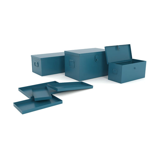Metal crate - 138 series - HECO - storage / with handle / high-capacity